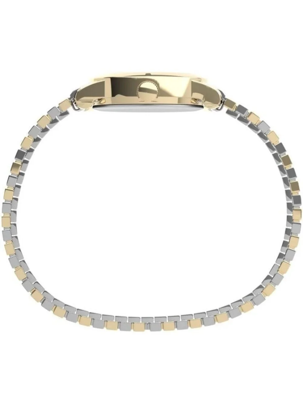Women's Two Tone Silver Tone Crystal Dial Cavatina Classic Elegant Wrist Watch